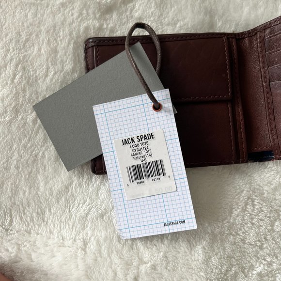 jack spade warren street tan brown wallet *PLEASE READ* - Picture 10 of 13